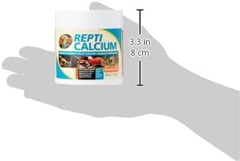 Zoo Med Calcium Without Vitamin D3 Reptile Food, 3-Ounce