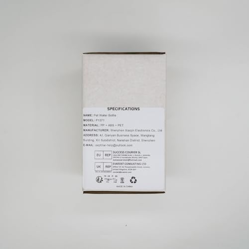 Hamster Water Bottle, 3 in 1 Water Bottle Automatic Bottle Dispenser with Food Container Base Hut and Hideout Base Gerbil Rat Dwarf Hamster Small Mice (Grey, 120ml)