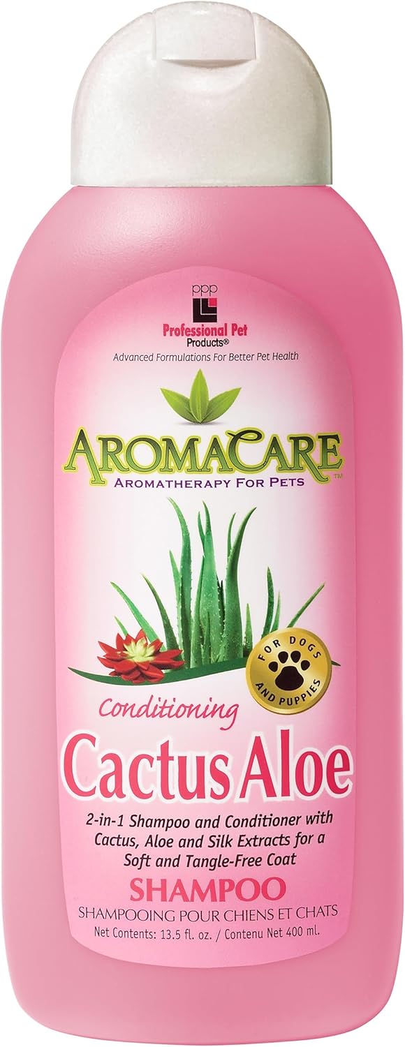 PPP Pet Aroma Care Conditioning Cactus Shampoo, 13-1/2-Ounce