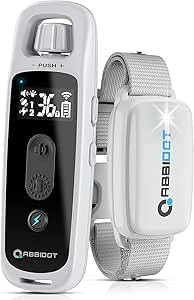 ABBIDOT 3300 Ft Dog Training Collar with Remote - [New Version] Shock Collar, 5 Training Modes, 88 Levels e Collar, Waterproof Training Collar for Small Medium Large Dogs(15~120 lbs)