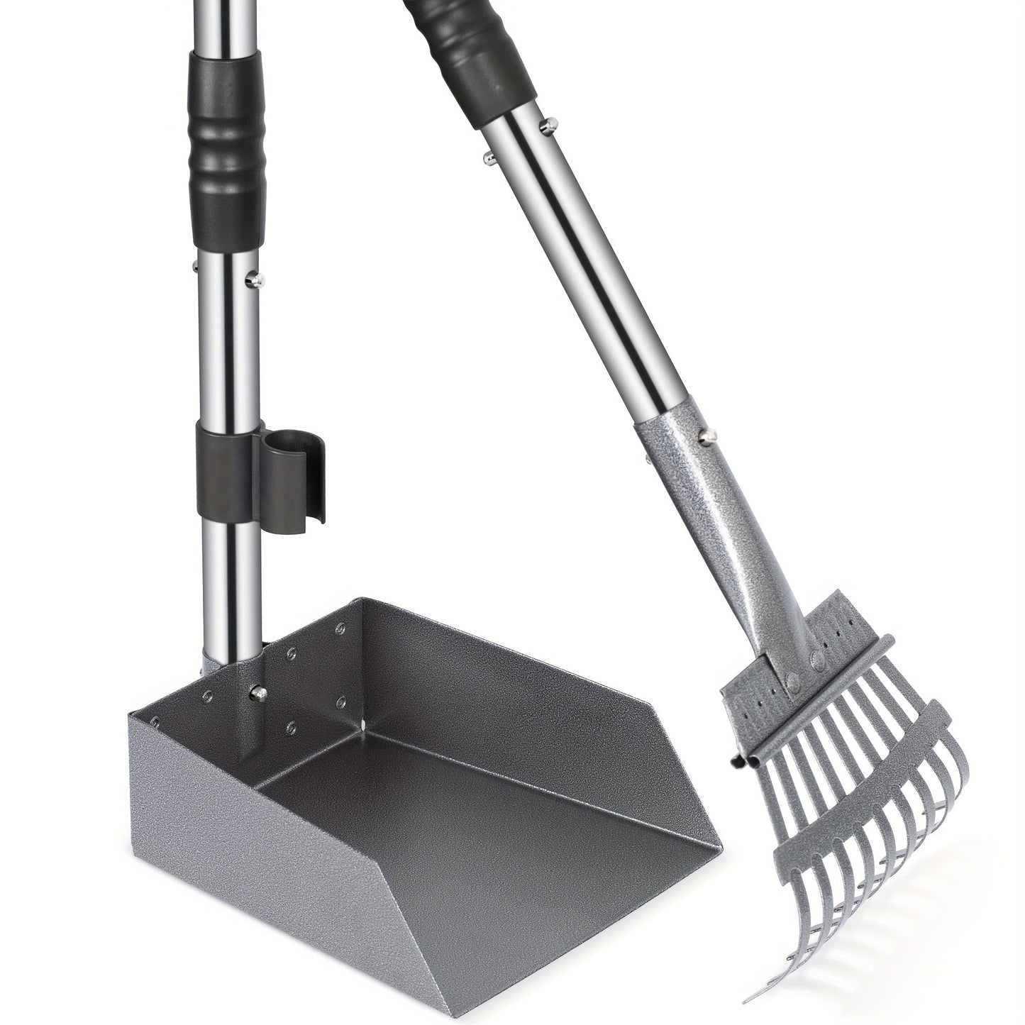 NNETM Dog Pooper Stainless Steel Scooper Set - Furr-Reel