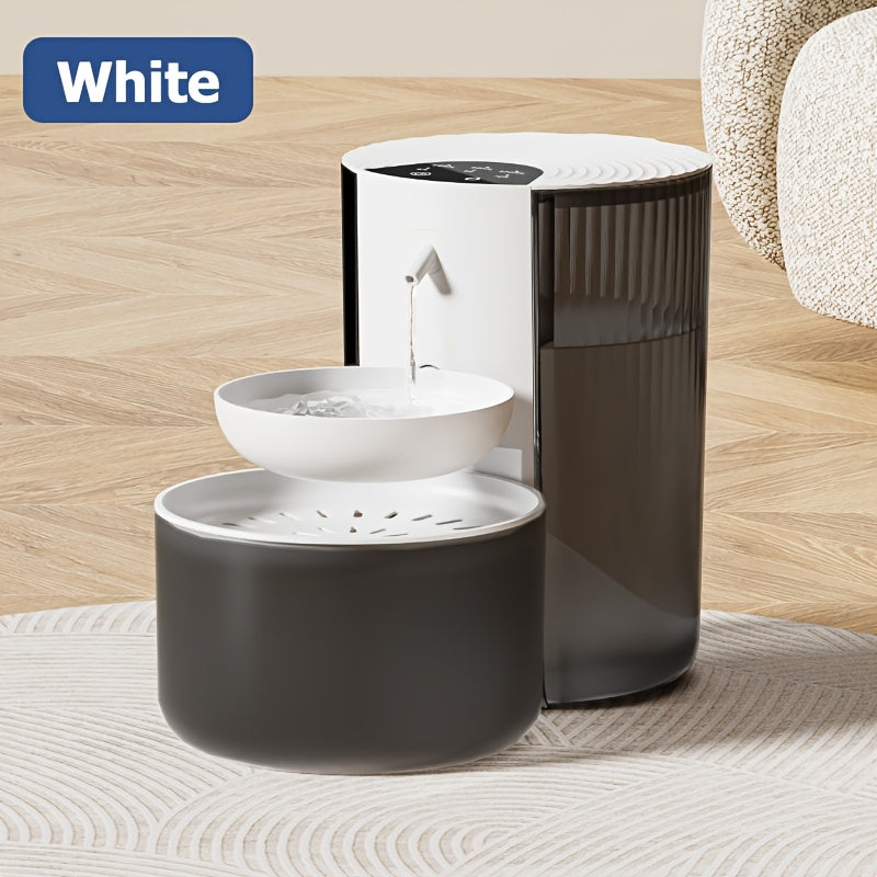 NNETM Smart Cat Water Fountain with 3L, USB & Battery - Furr-Reel