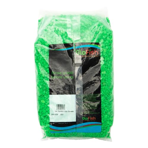 Glofish Aquarium Gravel, Black with Fluorescent Highlights, 5-Pound Bag - Furr-Reel