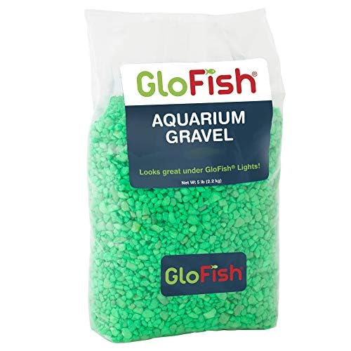 Glofish Aquarium Gravel, Black with Fluorescent Highlights, 5-Pound Bag - Furr-Reel