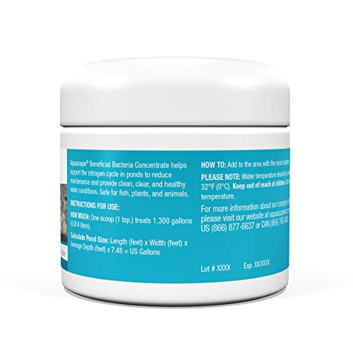 Aquascape 98949 Beneficial Bacteria for Ponds, Dry 1.1 Lbs Furr-Reel