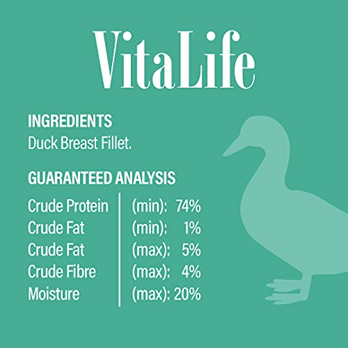 VitaLife 750 g Duck Tenders, All Natural Dog Treats - Furr-Reel