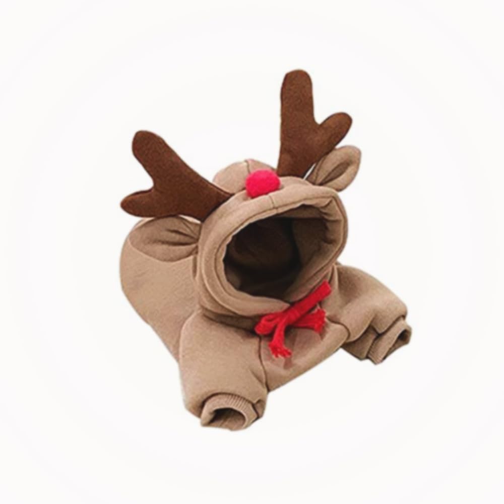 Warm Dog Winter Clothes Cute Fruit Dog Coat Hoodies Fleece Pet Dogs Costume Jacket for French Bulldog Chihuahua Ropa para Perro(Green,S)