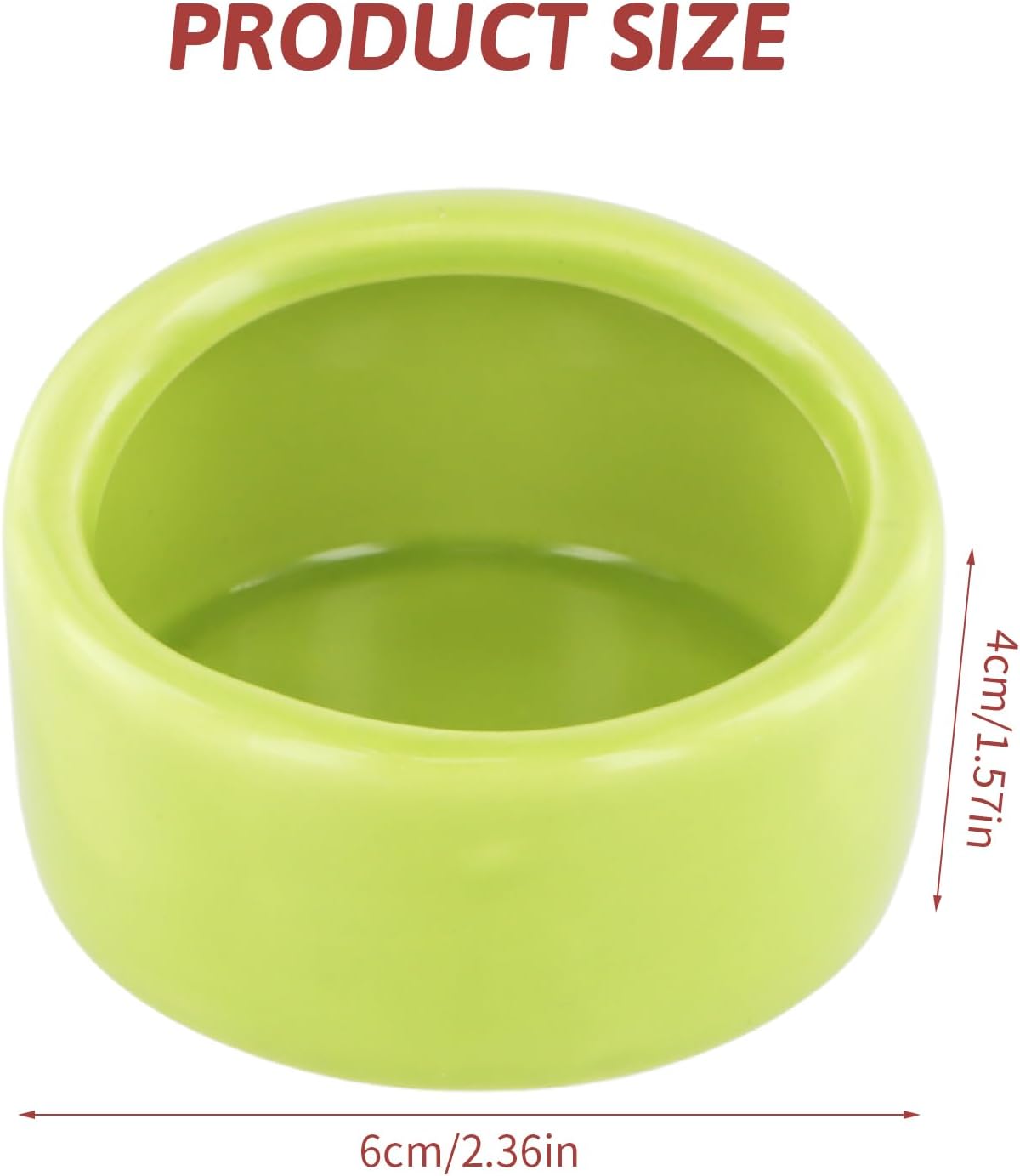 Nivofu 3PCS Hamster Bowl, Ceramic Hamster Bowl, Guinea Pig Bowl, Hedgehog Bowl, Small Animal Food Bowl, Food Bowl for Hamsters, Small Hamster Bowl, Small Animal Bowl for Hamster Gerbil Hedgehog