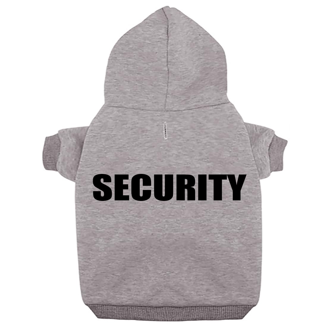 Dog Hoodies Clothes Security Rdc Pet Apparel Winter Sweatshirt Warm Sweater Cotton Jacket Coat Hoodie for Samll Dog Medium Large Cat Black, M - Furr-Reel