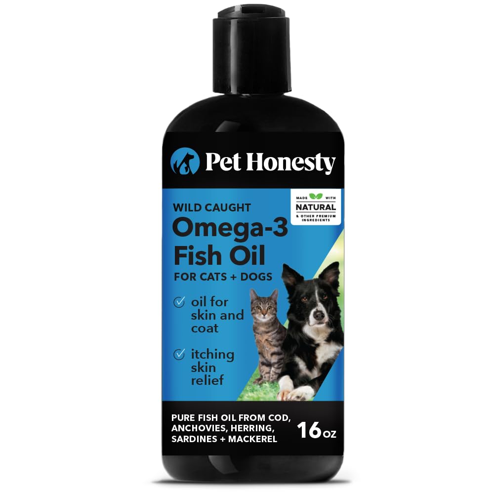 Pet Honesty Cat Skin & Coat Health Chews - Omegas, Vitamin C + E, Biotin Supplement, Soothes Skin and Promotes Shiny Coat, Cat Supplements & Vitamins - Chicken (30-Day Supply)