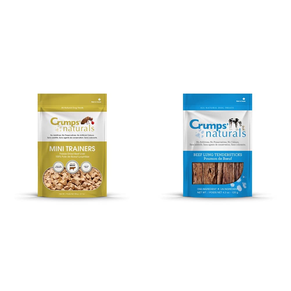 Crumps' Naturals Mini Trainers Freeze Dried Beef Liver (1 Pack),, 1.9OZ/ 55G - Furr-Reel