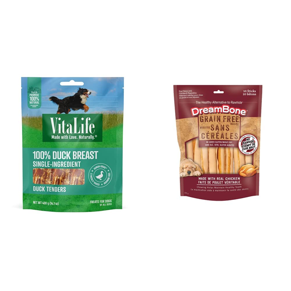 VitaLife 750 g Duck Tenders, All Natural Dog Treats - Furr-Reel