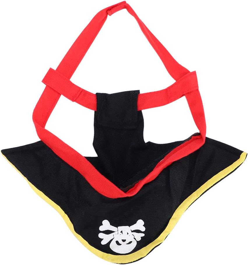 Ichiias Pet Halloween Costume Pet Polyester Cute Durable Funny Pirate Clothes Dress Up Dog Costume Pirates Suit Corsair Dressing up Party Apparel Clothing for Cats Dogs(S)