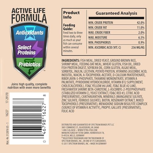 Tetra Goldfish Flakes 7.06oz, 200g, Bilingual