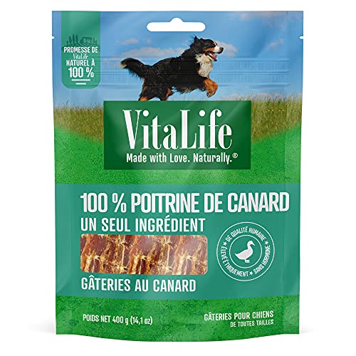 VitaLife 750 g Duck Tenders, All Natural Dog Treats - Furr-Reel