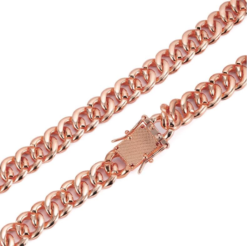 Pimaodog Chain Dog Collar with Bling, Glitter Rhinestone Sparkly Diamond Metal Necklace Cuban Link Cat Collars for Small Medium Large Pet Dogs Puppy (Silver, 16 Inches)