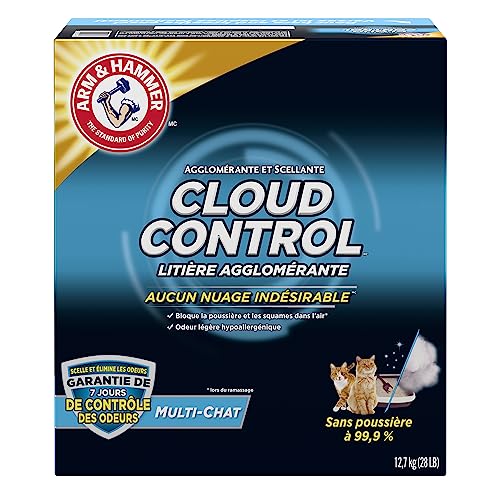 Arm & Hammer Clump & Seal Slide Clay Cat Litter, Non-Stop Odour Control, 12.7kg, 7 Days of Odour Control, Dust Free, Clumping Litter (Pack of 1)