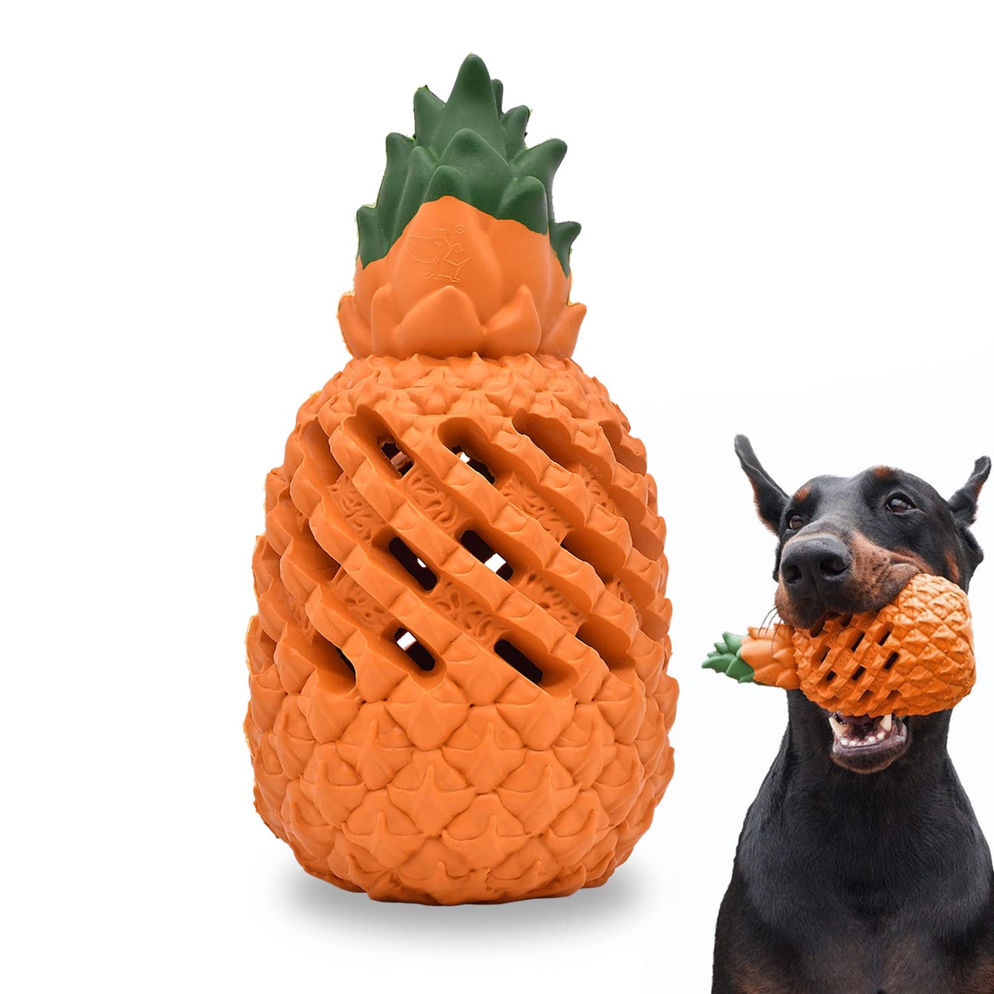 PETOPIA Dog Toys for Aggressive Chewers,Pineapple Dog Chew Toys,Indestructible Dog Toys for Aggressive Chewers,Tough Durable Large Dogs