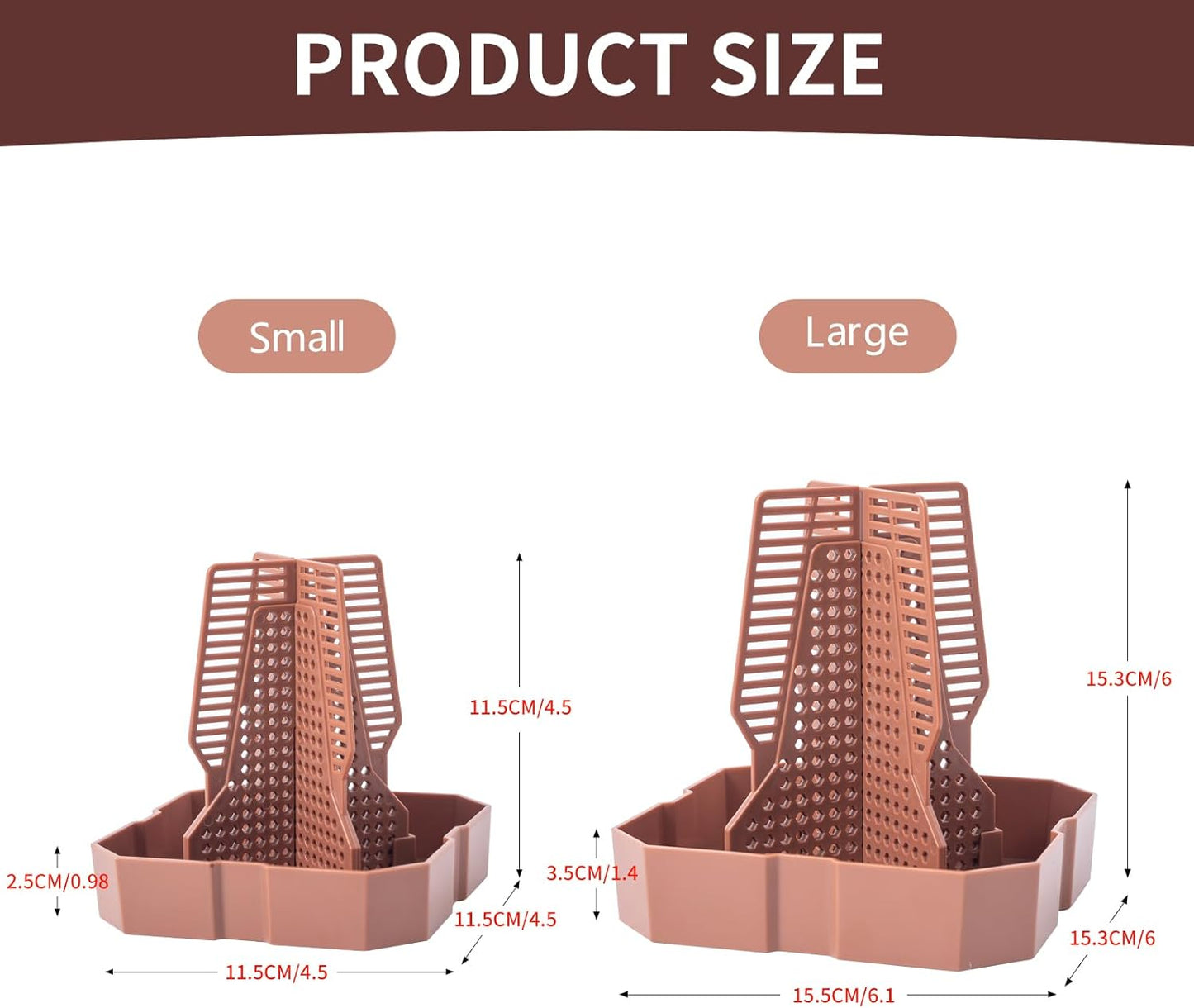 SLSON Mangeoire pour reptiles - Dragon barbu - Bol de proie avec design grimpable pour reptiles pour chasser, caméléon, lézard, gecko, grenouille - Accessoires de terrarium