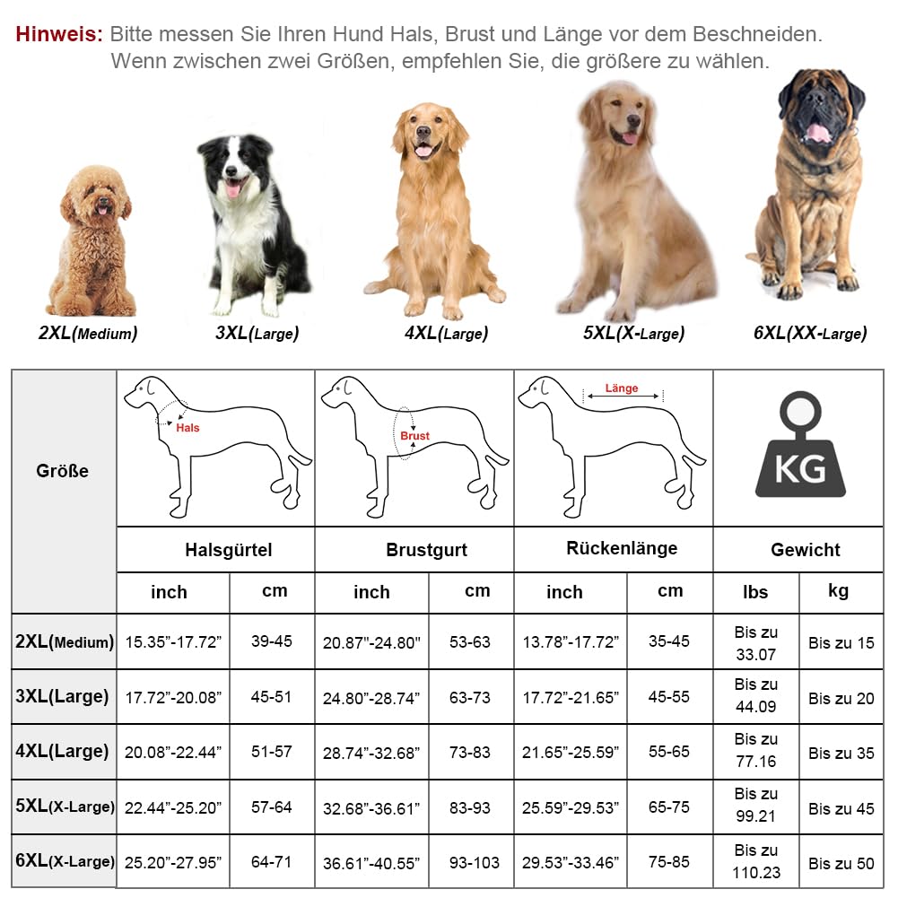 KOOGAL Pet Large Dog Raincoat Apparel Poncho Waterproof for Medium Large Sized for Dog Raincoat Clothes，Dog Rain Jacket,Pet Dog Clothes,Raincoats Coat (Green, 2XL)