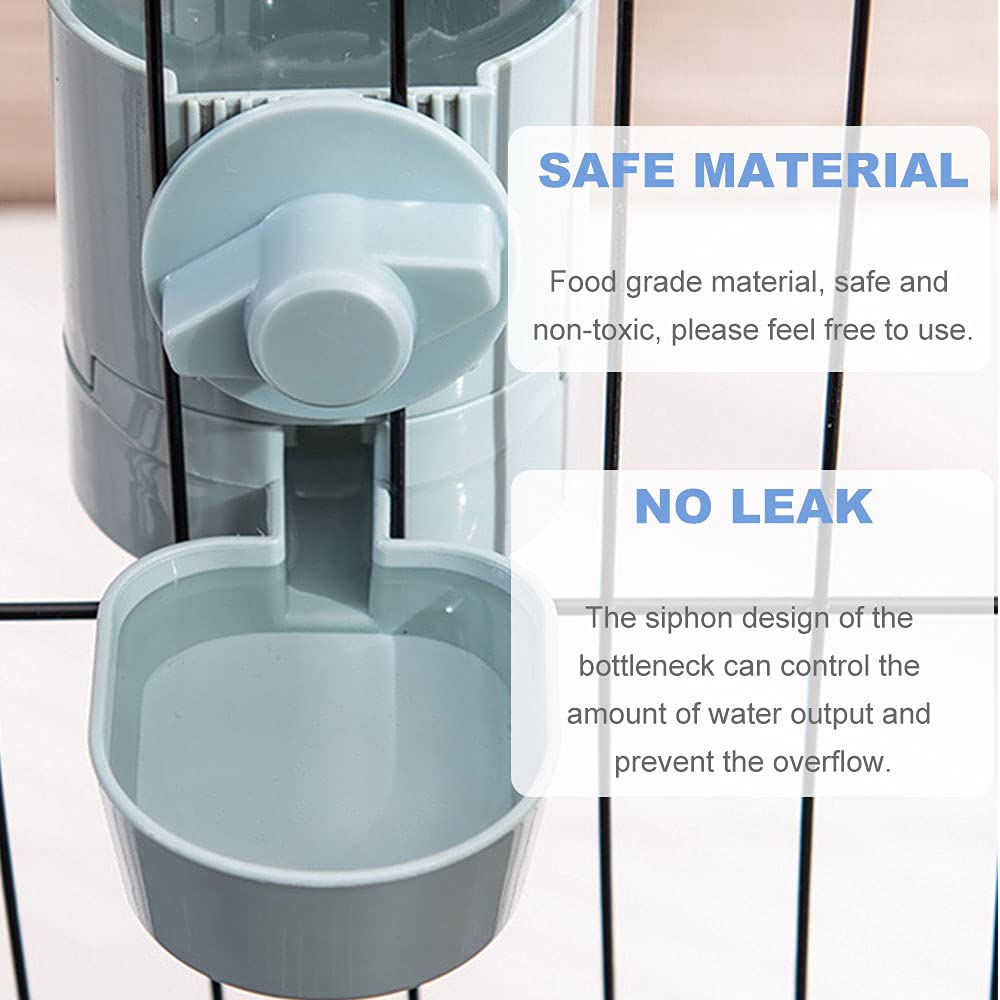 Abreuvoir sans fuite pour lapin, 500 ml, sans goutte, pour cochon d'Inde, hamster, chinchilla, furet de petit animal