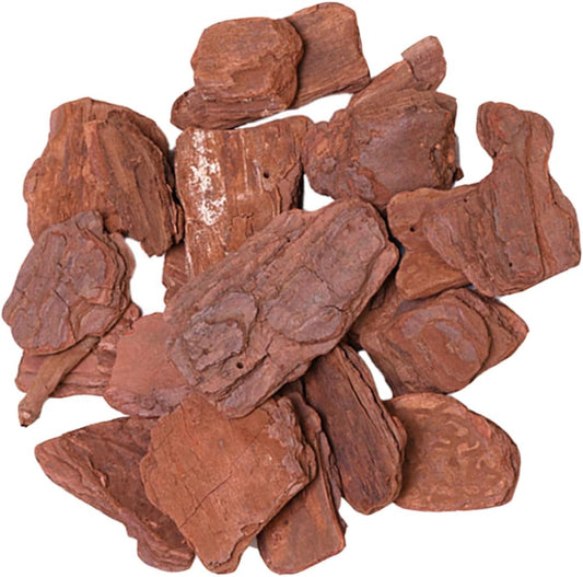 Hohopeti 1pack Reptiles Box Ornament Natural Pine Bark Landscaping Decor for Reptile Breeding Tanks Pack for Turtle Habitats and Terrarium Decoration