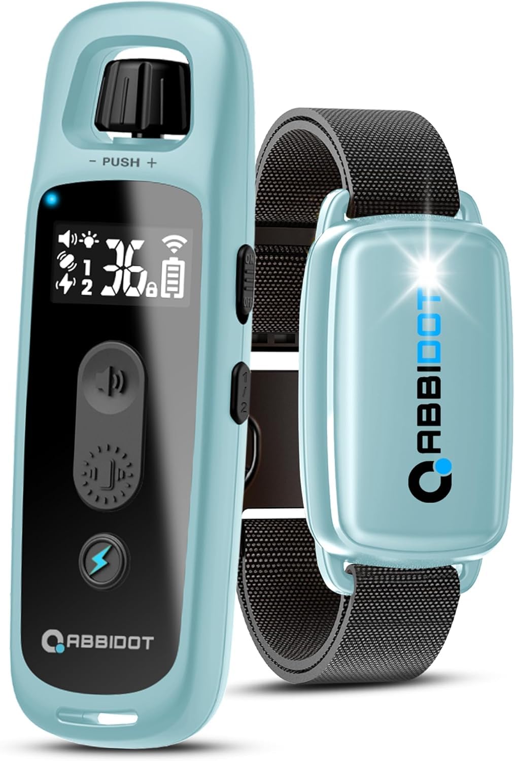 ABBIDOT 3300 Ft Dog Training Collar with Remote - [New Version] Shock Collar, 5 Training Modes, 88 Levels e Collar, Waterproof Training Collar for Small Medium Large Dogs(15~120 lbs)