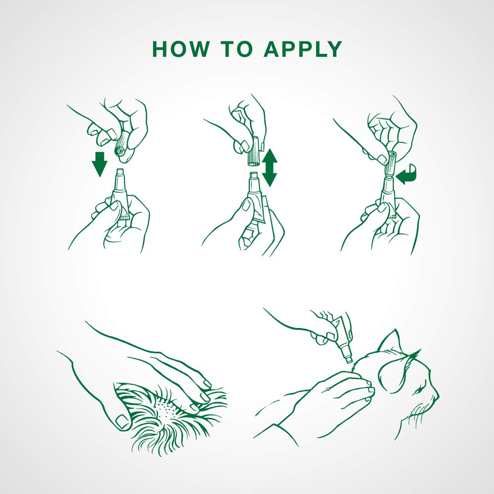 Advantage II Flea Treatment for Small Cats weighing between 2.3 kg to 4 kg (5 lbs. to 9 lbs.)-2 doses