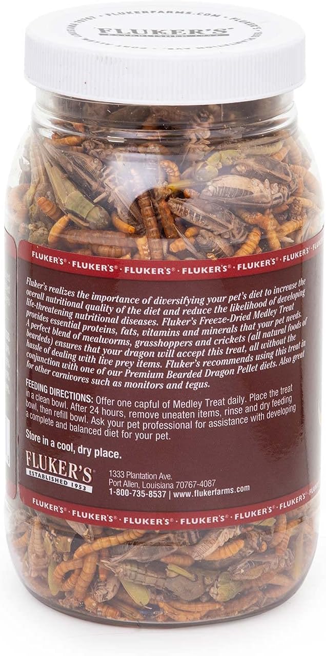 Fluker's 72023 Bearded Dragon Medley Reptile Treat