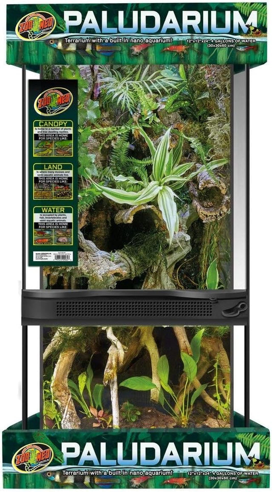 Zoo Med Paludarium - 12" x 12" x 24" - 4 gal