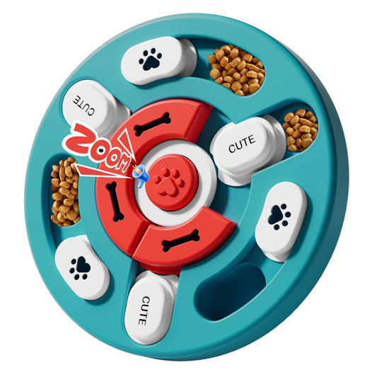 Dog Puzzle Toys, Treat Dispensing Dog Enrichment Toys for IQ Training and Brain Stimulation, Interactive Mentally Stimulating Toys as Gifts for Puppies, Cats, Dogs