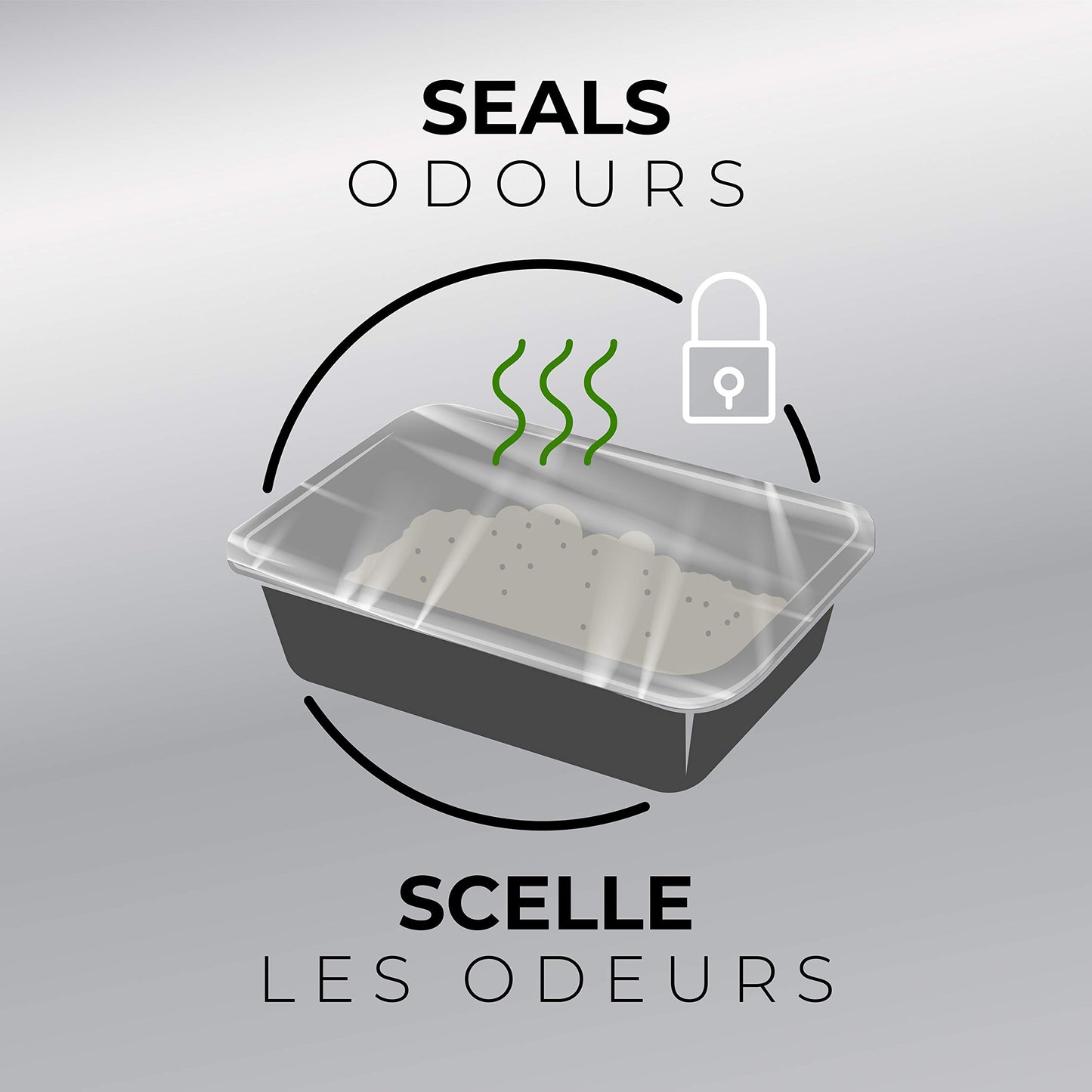 Arm & Hammer Clump & Seal Slide Clay Cat Litter, Non-Stop Odour Control, 12.7kg, 7 Days of Odour Control, Dust Free, Clumping Litter (Pack of 1)