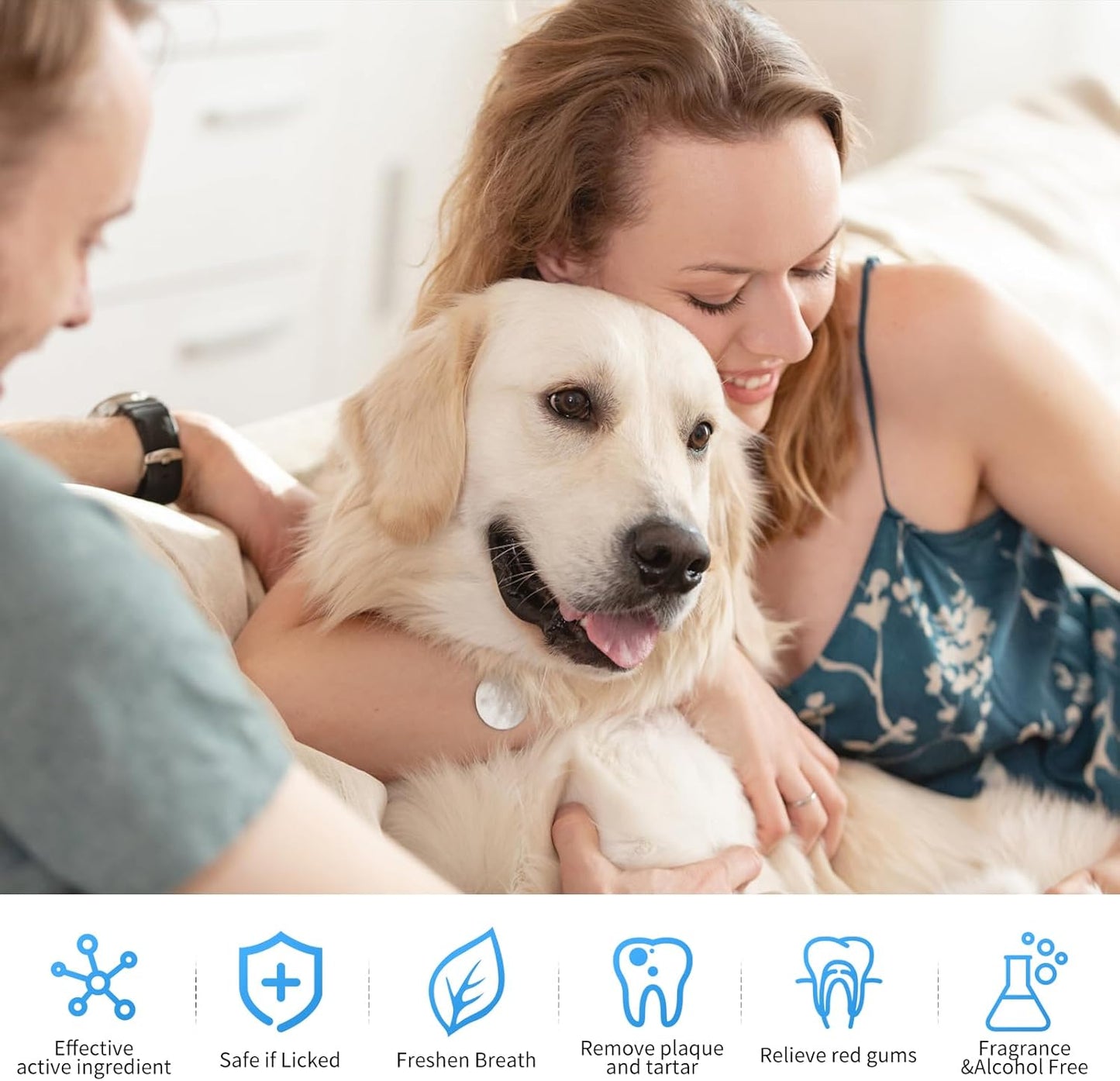 Morikey Pet Oral Spray Clean Gentle Bad Breath Treatment, Cleaning for Teeth, Gums and Oral Health Care for Your Dogs and Cats 2 Teeth Brushes Included 4.06 Fl Oz