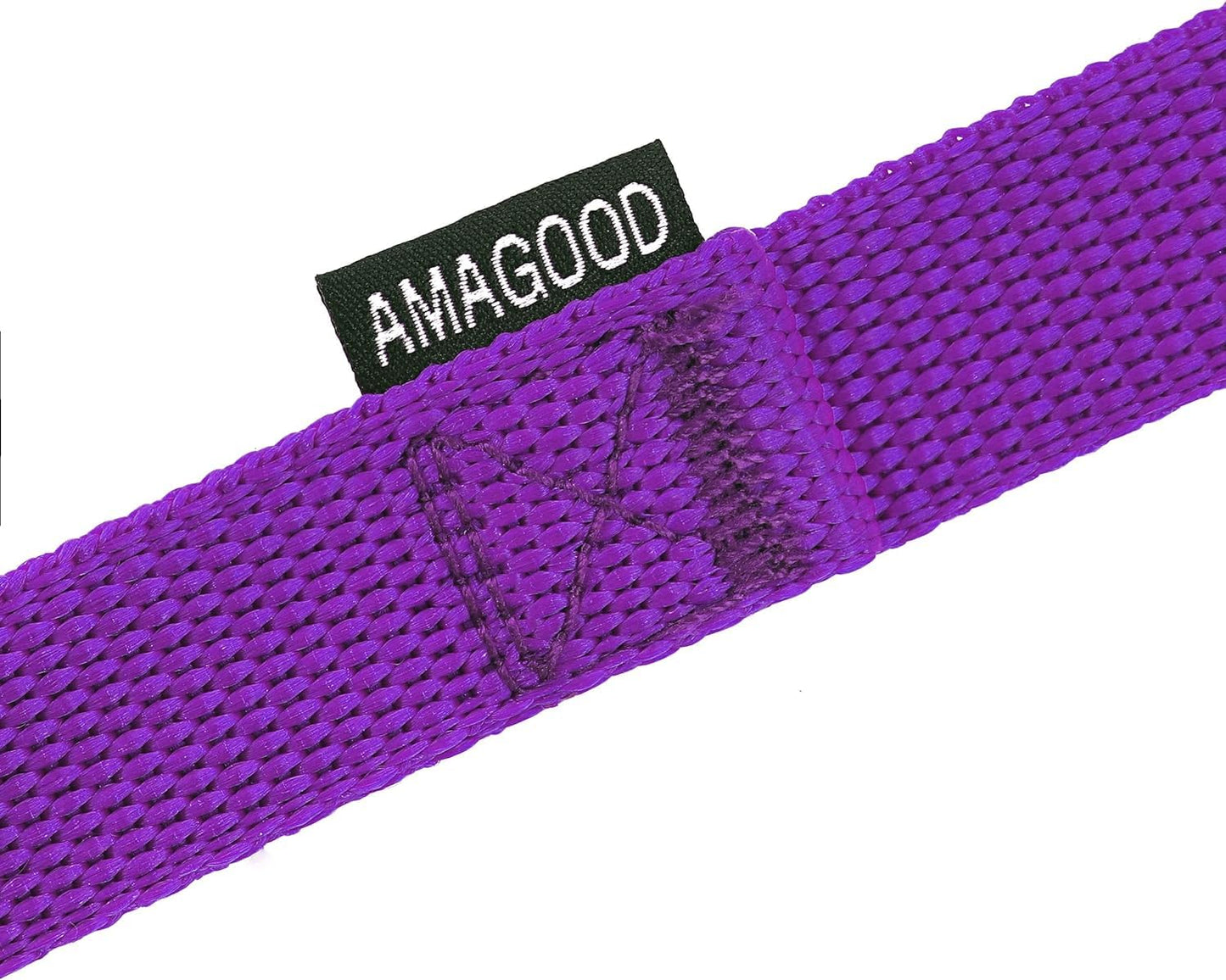 AMAGOOD Dog/Puppy Obedience Recall Training Agility Lead-15 ft 20 ft 30 ft 50 ft Long Leash-for Dog Training,Tie Out,Play,Safety,Camping (15 feet, Black)