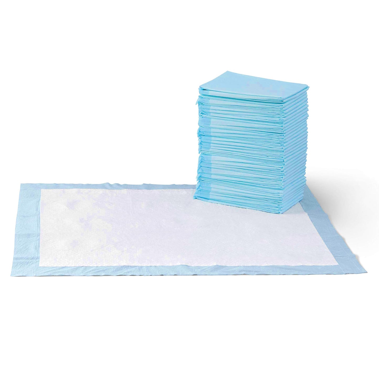 Amazon Basics Dog and Puppy Pads, Leak-Proof 5-Layer Pee Pads with Quick-Dry Surface for Potty Training, Regular (22 x 22 Inches) - Pack of 100