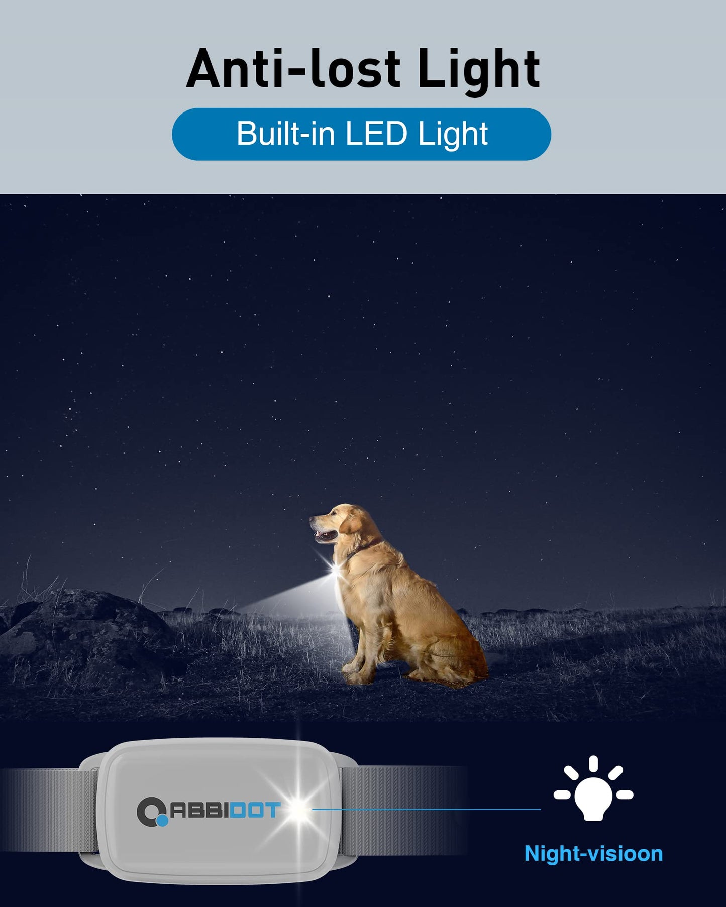 ABBIDOT 3300 Ft Dog Training Collar with Remote - [New Version] Shock Collar, 5 Training Modes, 88 Levels e Collar, Waterproof Training Collar for Small Medium Large Dogs(15~120 lbs)