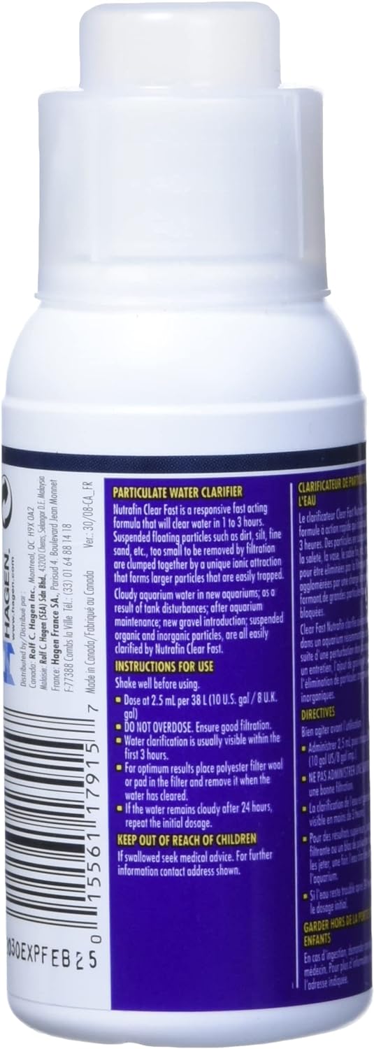 Nutrafin A7915 Clarificateur d'eau transparent, 117 ml, beige