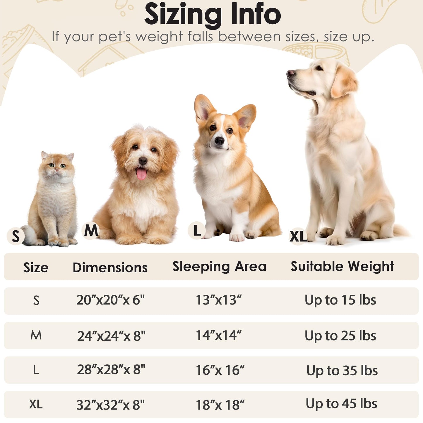 Dog & Cat Bed, 20in Cat Beds for Indoor Cats, Calming Donut Bed for Puppy and Kitten, Washable Round Fluffy Pet Bed for Small Medium Dogs and Cats (Light Grey)