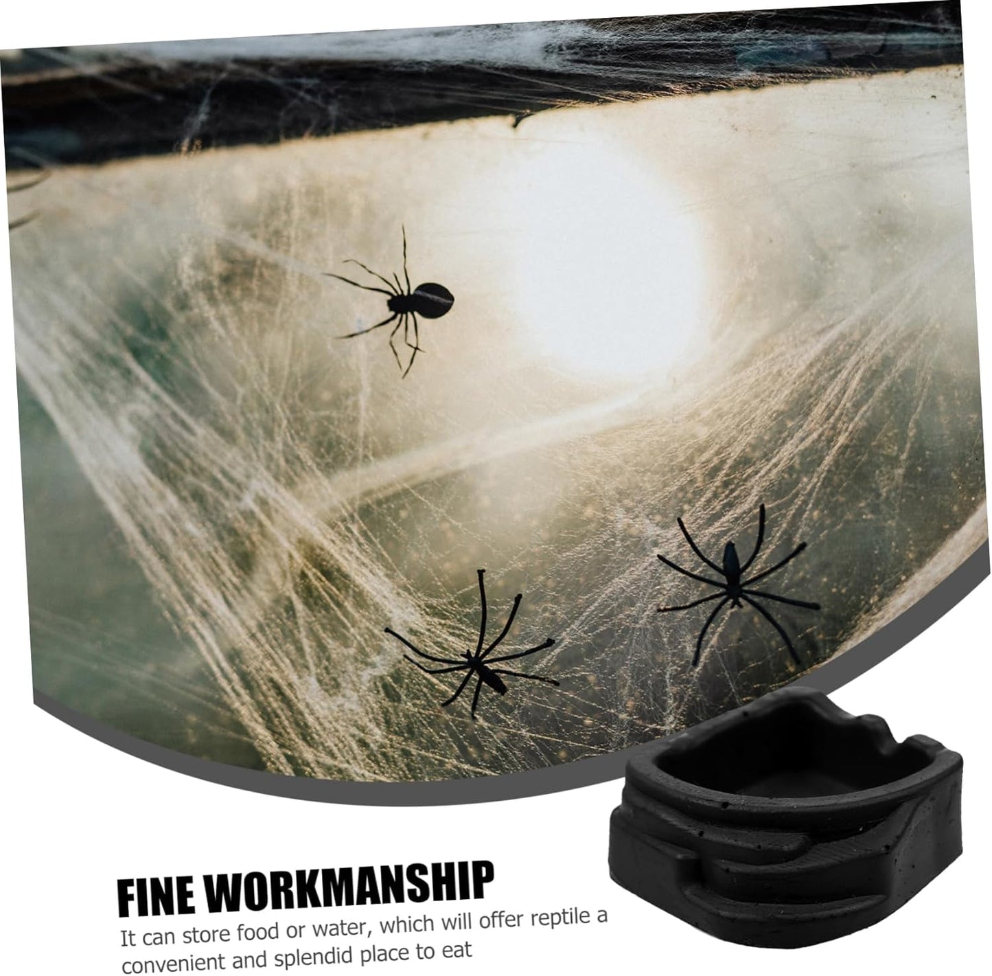 SEWOART 8pcs Water Dish for Small Crawler Sinks Spiders Basins Scorpion Water Feeder Tank Accessories for Reptiles