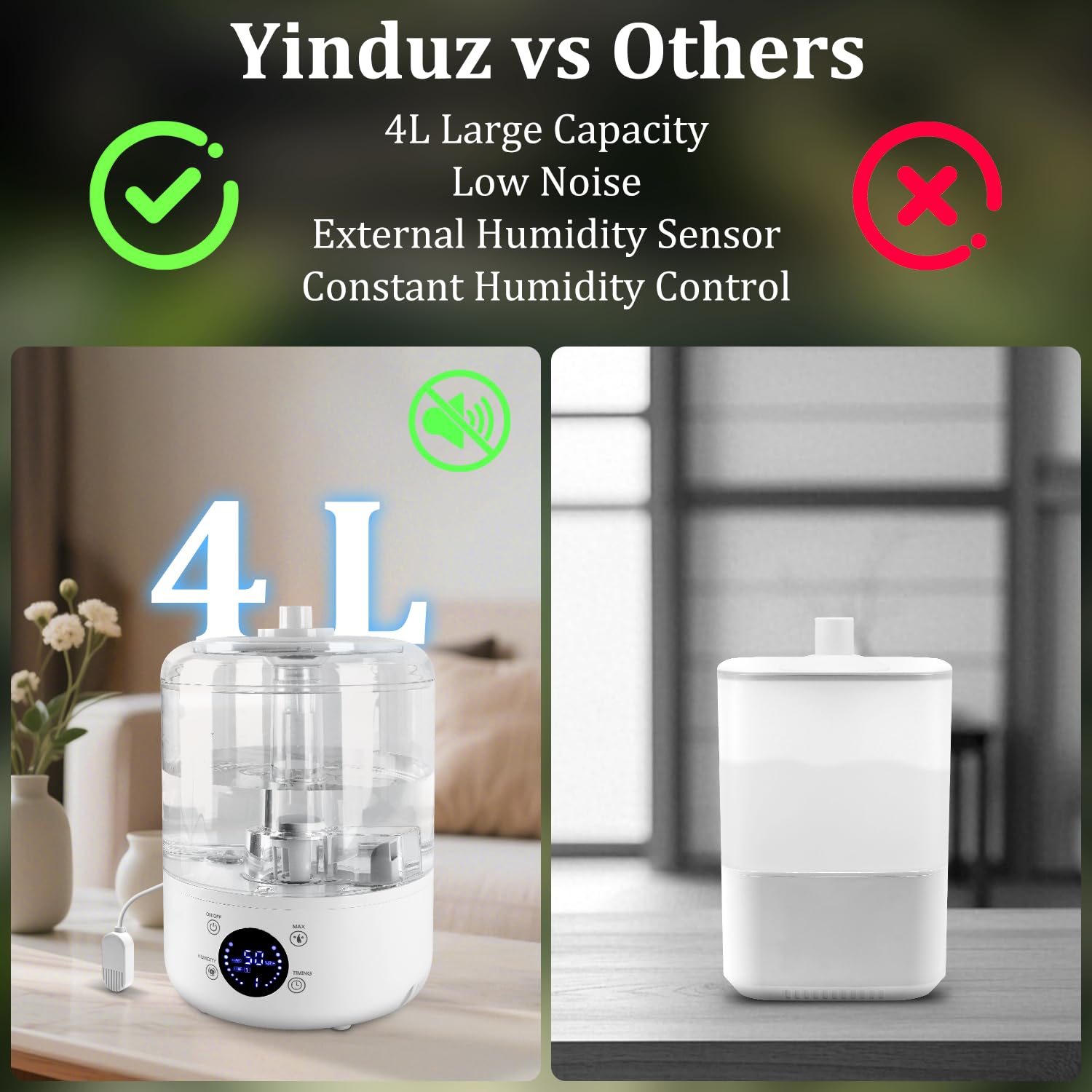4L Reptile Fogger Humidifier - Terrariums Fog Machine with Humidity Control Sensor, Timer & 3 Adjustable Mist Levels, Touch & Remote Control, Reptile Mister for Reptiles Amphibians Snake Herps Furr-Reel