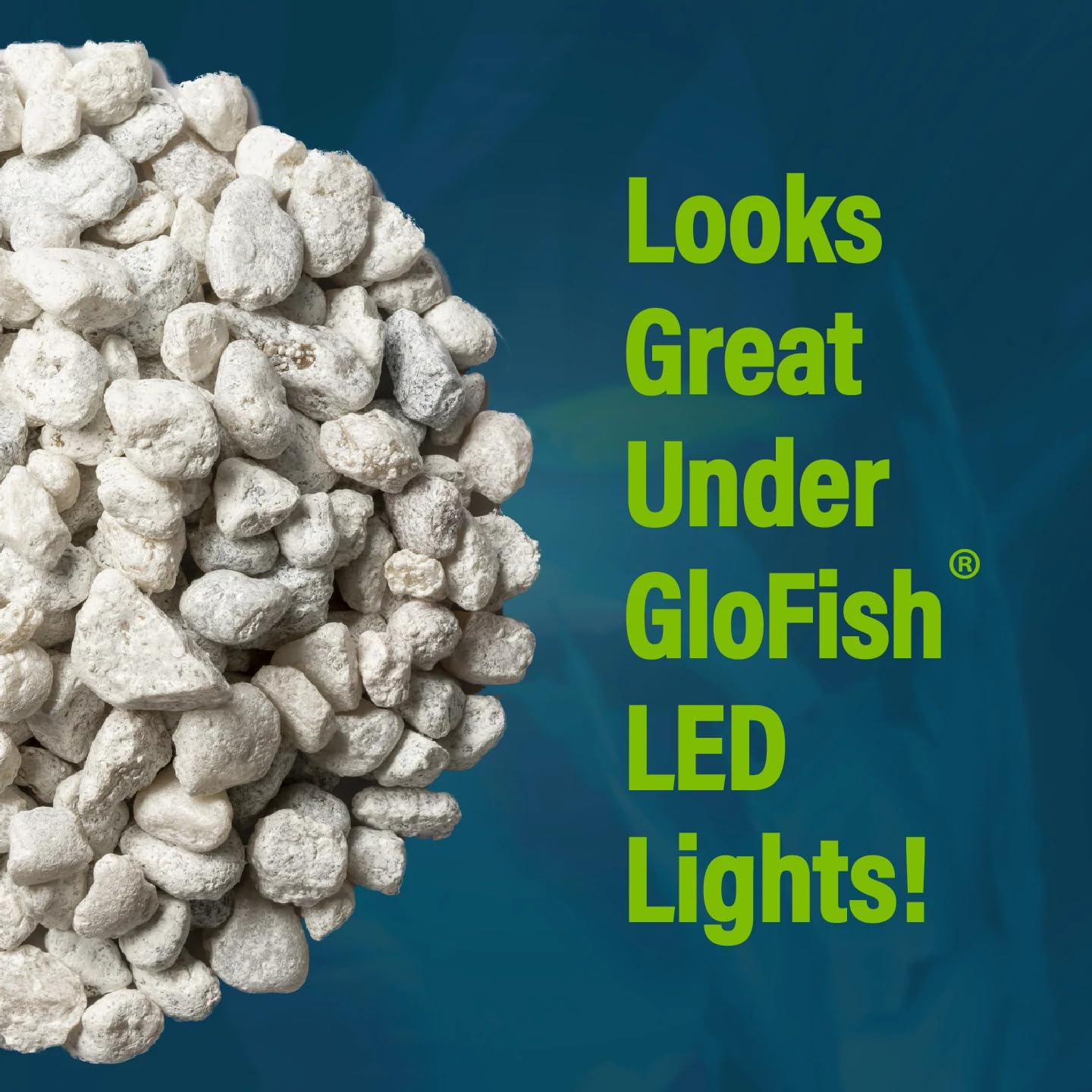 Glofish Aquarium Gravel, Black with Fluorescent Highlights, 5-Pound Bag - Furr-Reel