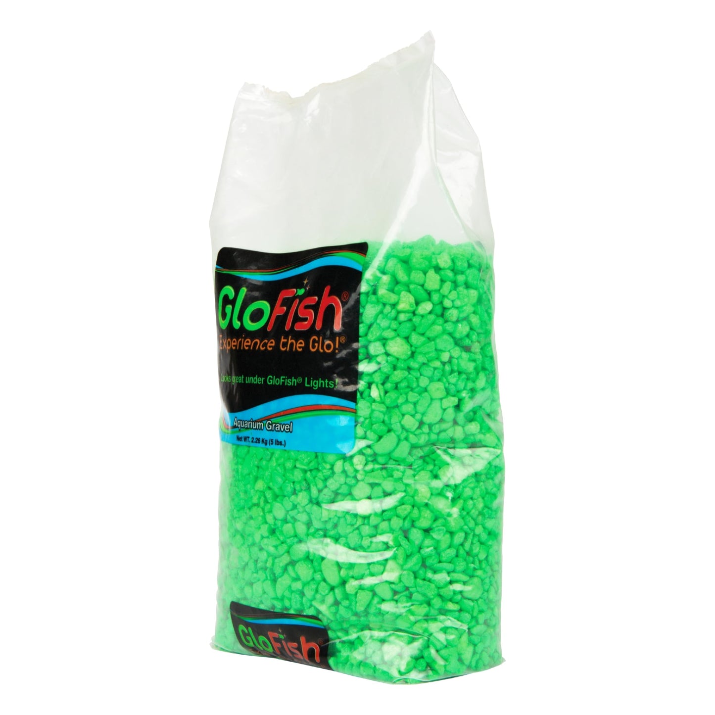 Glofish Aquarium Gravel, Black with Fluorescent Highlights, 5-Pound Bag - Furr-Reel