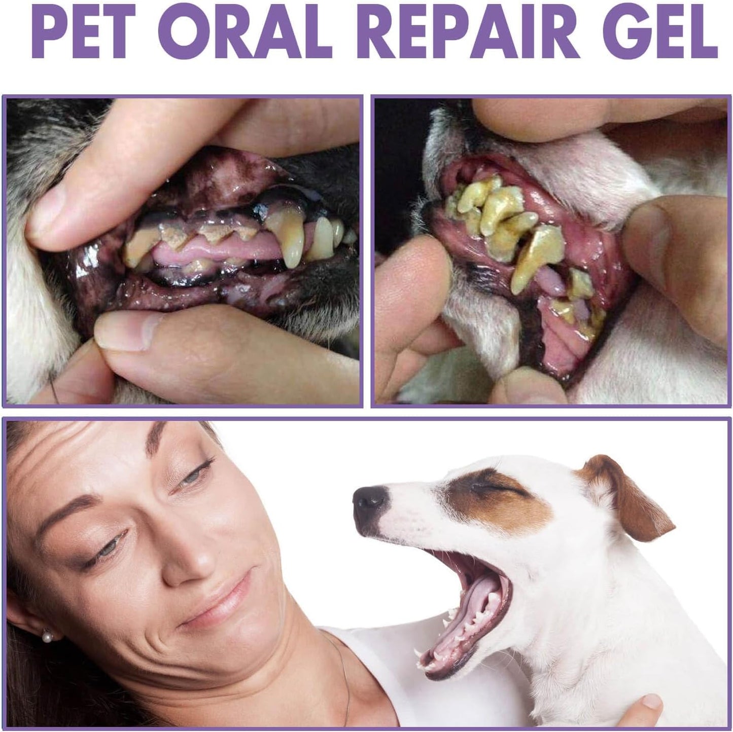 2PCS Pet Oral Repair Gel