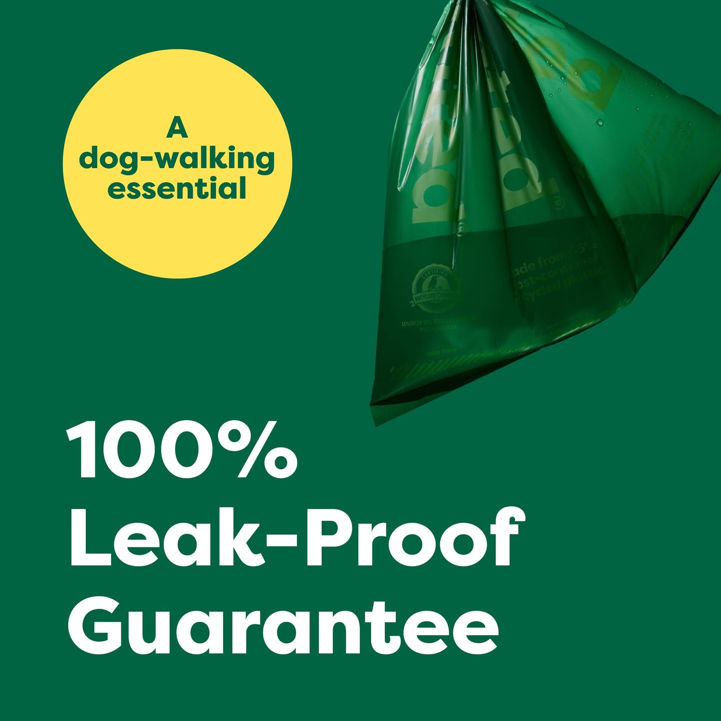 Earth Rated (A Canadian Company), Poop Bags for Dogs, Guaranteed Leak Proof and Extra Thick Waste Bag Refill Rolls, Lavender Scented, 270 Count