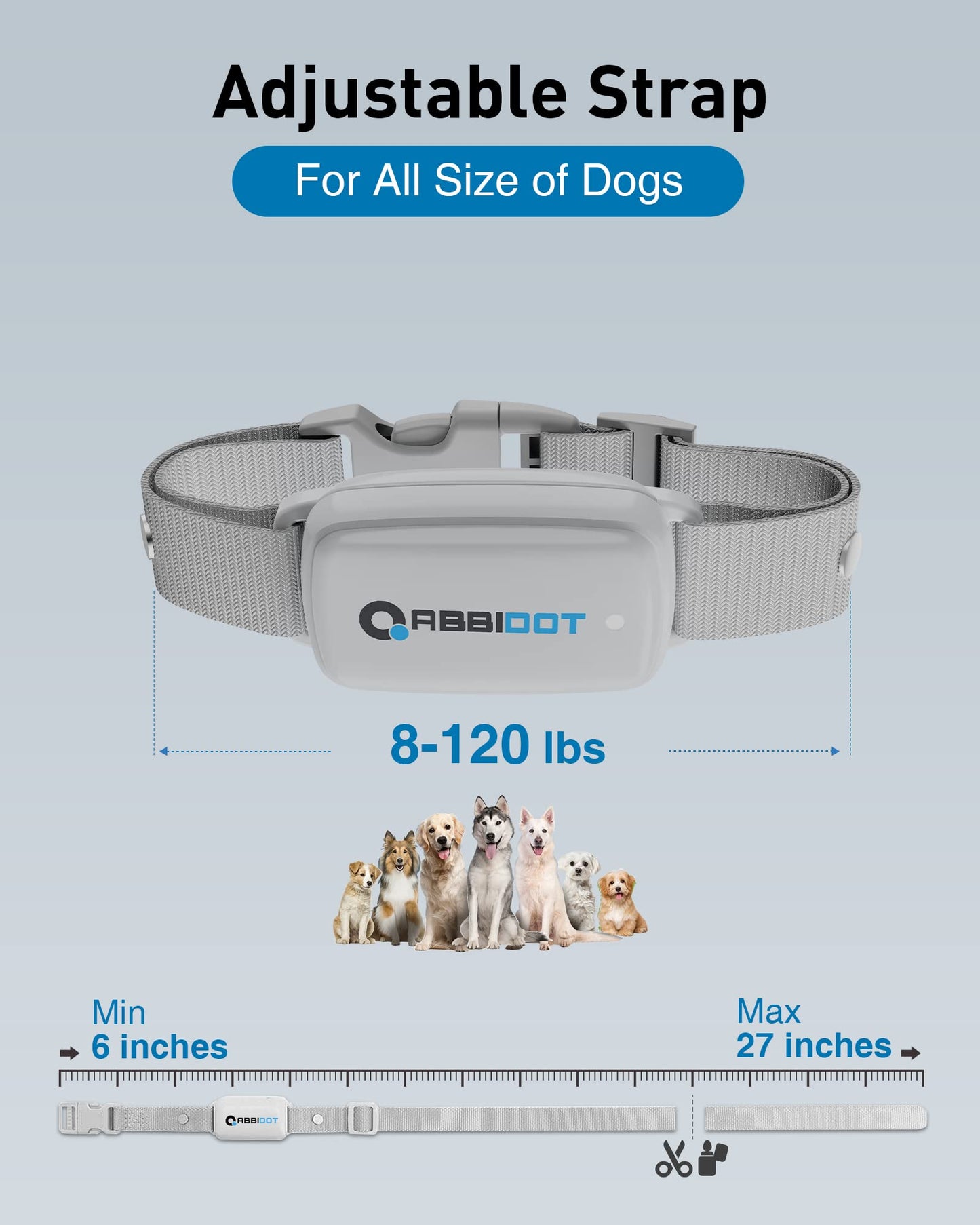 ABBIDOT 3300 Ft Dog Training Collar with Remote - [New Version] Shock Collar, 5 Training Modes, 88 Levels e Collar, Waterproof Training Collar for Small Medium Large Dogs(15~120 lbs)