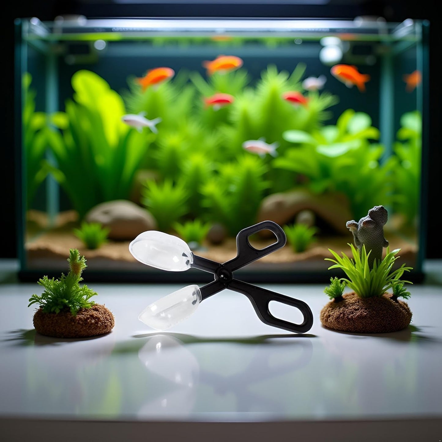 of Reptile Feeding Clamp Reptile Poop Scoop Cage Fish Tank Cleaning Tools Reptile Feeding Tool for Gecko Lizard Bearded Dragon,for Snakes Lizard Tarantulas Reptile Supplies Reptiles and Amphibians Furr-Reel