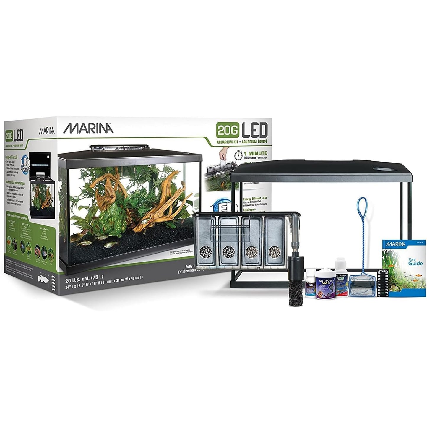 Marina LED Aquarium Kit, 10 Gallon, (15256A1)