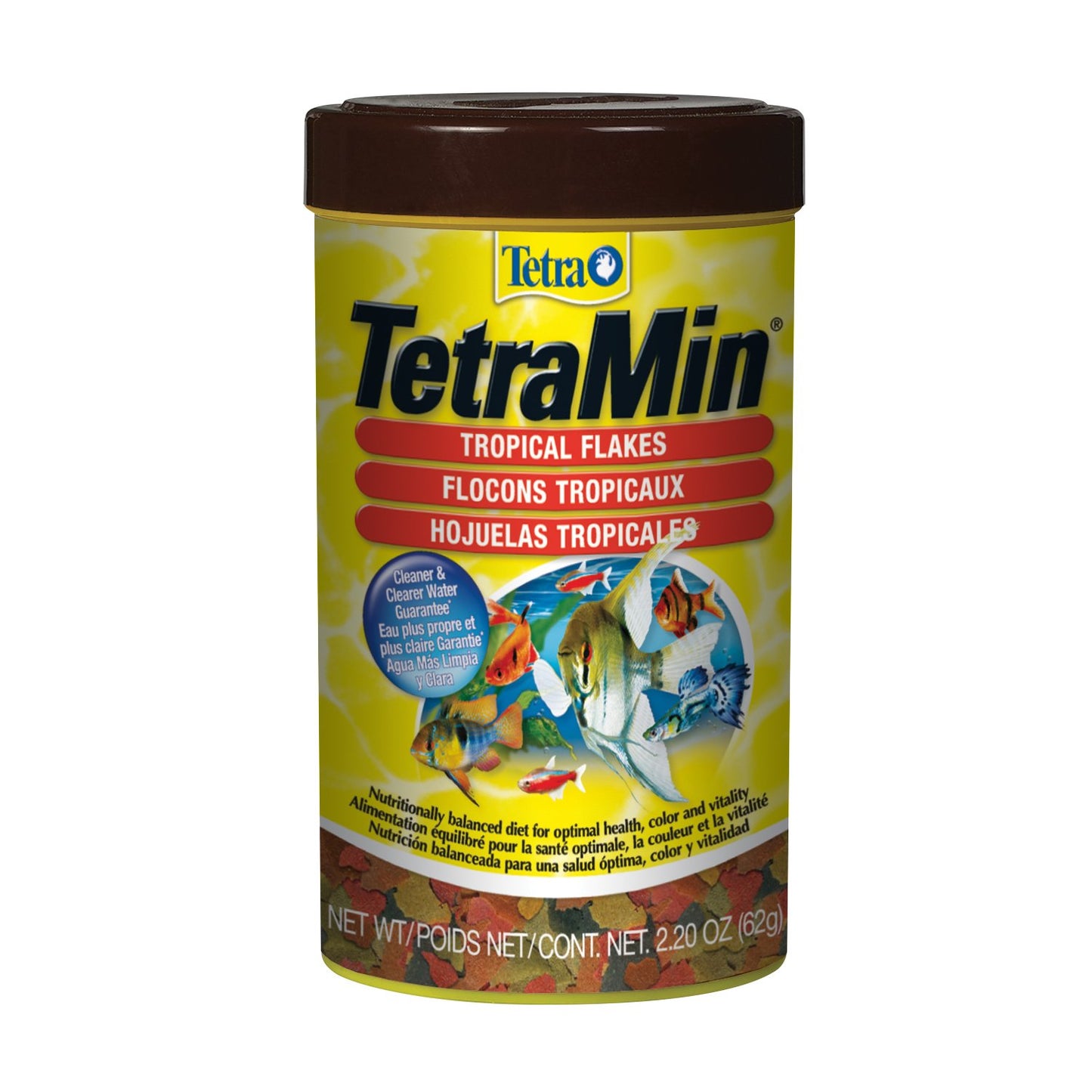 Tetra Flocons tropicaux, formule nutritionnelle pour poisson avec crevettes, 62 g - Furr-Reel