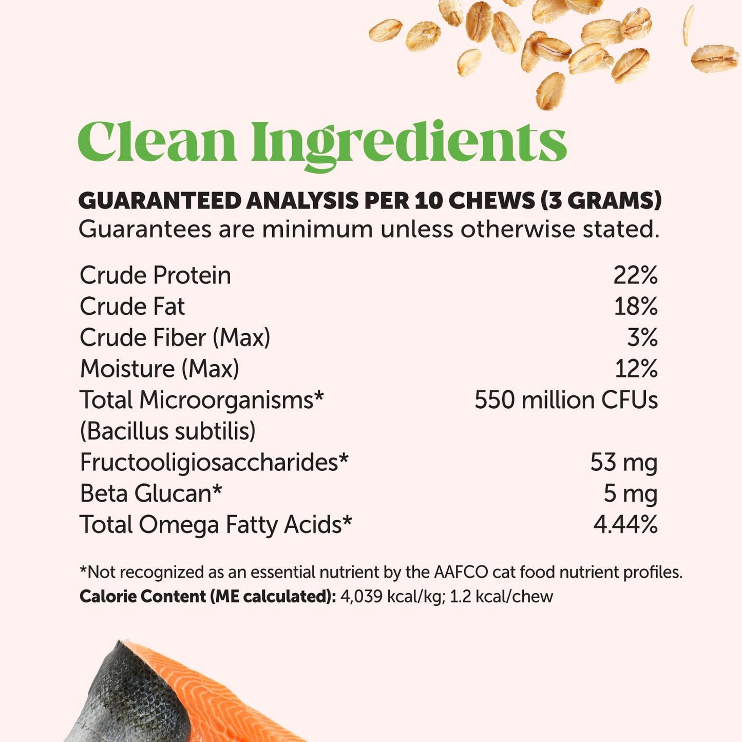 Pet Honesty Cat Probiotics Gut + Immune Health Chews - Cats Digestive Health, Cat Vitamins Supports Gut Health, Immunity, Healthy Digestion + Cats Constipation Relief - Chicken (30-Day Supply)