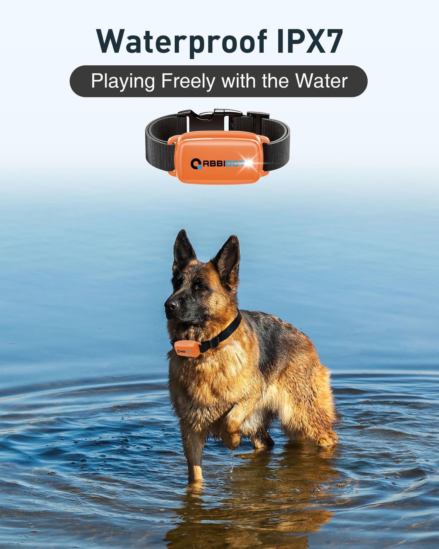 ABBIDOT 3300 Ft Dog Training Collar with Remote - [New Version] Shock Collar, 5 Training Modes, 88 Levels e Collar, Waterproof Training Collar for Small Medium Large Dogs(15~120 lbs)